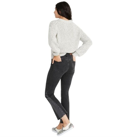 Madewell Cali Demi-Boot Jeans in Hollindale Wash: Gusset Edition size 25 - Picture 4 of 15